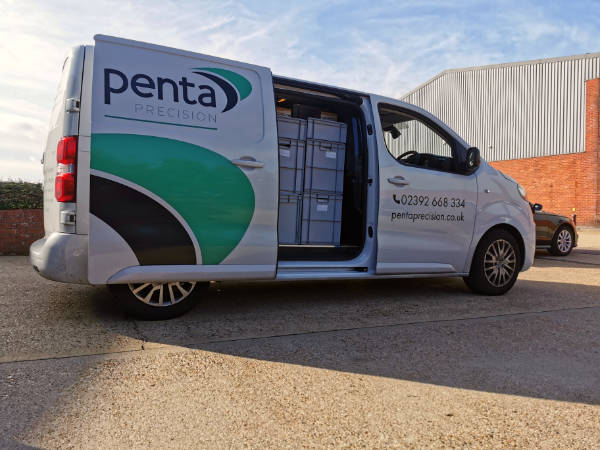 Penta Precision - full van for delivery