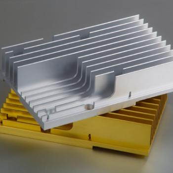 Heatsinks made from extruded aluminium