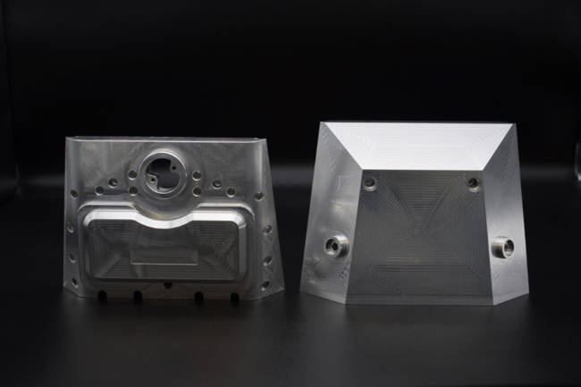 Surface finished component - front and back
